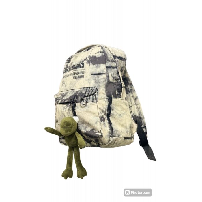 ⁦شنطة مدرسة بناتي 16 انش لون بيج وبترولي⁩ - الصورة ⁦2⁩