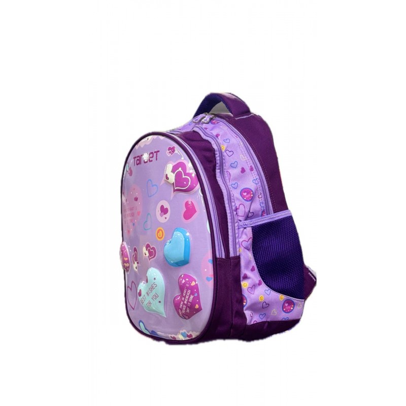 ⁦شنطة مدرسة بناتي 14 انش لون بنفسجي⁩ - الصورة ⁦1⁩