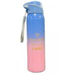 مطرة ثيرموس حراري لون أزرق وزهري