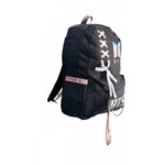 ⁦شنطة مدرسة بناتي 16 انش بتصميم BTS لون اسود⁩ - الصورة ⁦2⁩