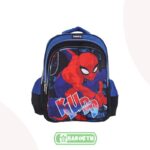 ⁦شنطة مدرسة ولادي 14 انش بتصميم سبايدر مان لون اسود وازرق⁩ - الصورة ⁦2⁩