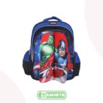 ⁦شنطة مدرسة ولادي 14 انش بتصميم سبايدر مان لون اسود وازرق⁩ - الصورة ⁦4⁩