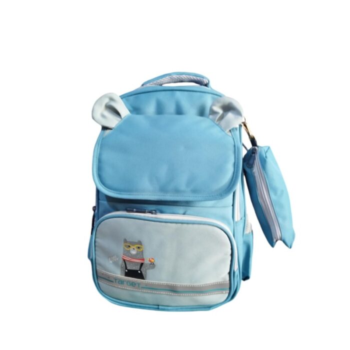 ⁦شنطة مدرسة ولادي 14 انش بتصميم تارجيت لون ازرق⁩ - الصورة ⁦2⁩