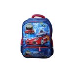 ⁦شنطة مدرسة ولادي 16 انش لون كحلي برسومات سيارة⁩ - الصورة ⁦2⁩