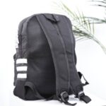 ⁦شنطة مدرسة 16 انش وجه نايلون للجنسين لون اسود⁩ - الصورة ⁦6⁩