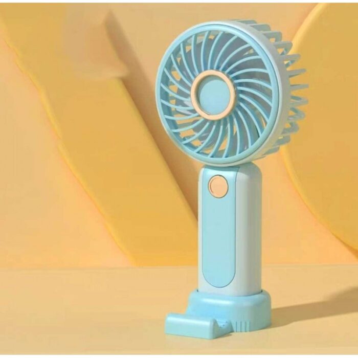 10336696_67dc59a6eefa9 مروحة شخصية صغير تعمل بالشحن لون ازرق - الصورة 1