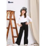 بنطال جينز بناتي لون أسود