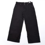 ⁦بنطال جينز ستاتي لون أسود⁩ - الصورة ⁦2⁩