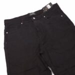 ⁦بنطال جينز ستاتي لون أسود⁩ - الصورة ⁦4⁩