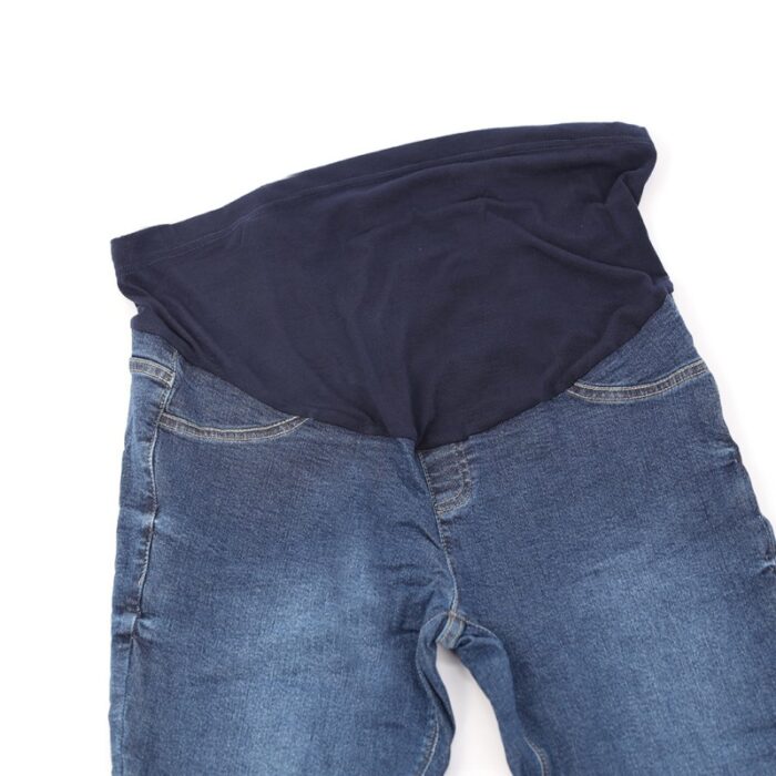 ⁦بنطال جينز حمل للنساء لون أزرق غامق⁩ - الصورة ⁦2⁩