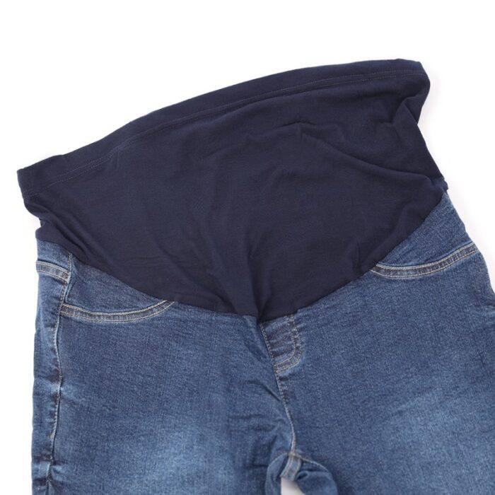⁦بنطال جينز حمل للنساء لون أزرق غامق⁩ - الصورة ⁦4⁩
