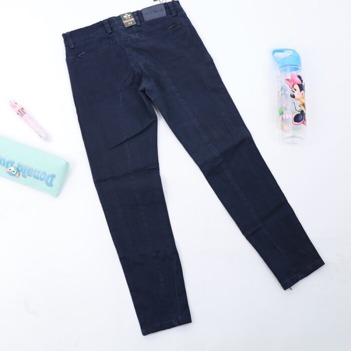 ⁦بنطال كتان ولادي لون كحلي⁩ - الصورة ⁦6⁩