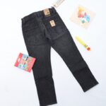 ⁦بنطال جينز سليم فيت ولادي لون أسود⁩ - الصورة ⁦9⁩