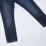 ⁦بنطال جينز سليم فيت ولادي لون أزرق غامق⁩ - الصورة ⁦3⁩