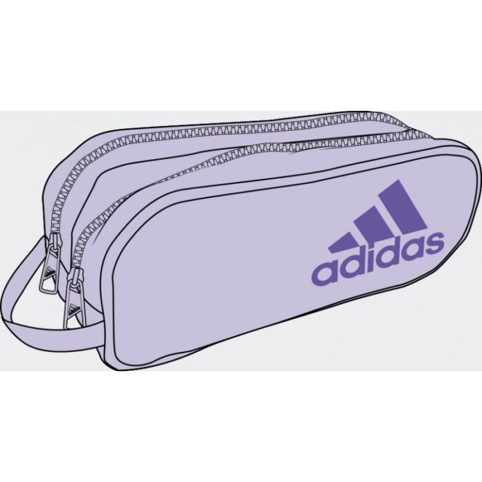 10336813_67dc5b0a27c21 مقلمة اديداس لوجو برينتد بينسل لون ابيض وبنفسجي-adidas Logo Printed Pencil Case - الصورة 1
