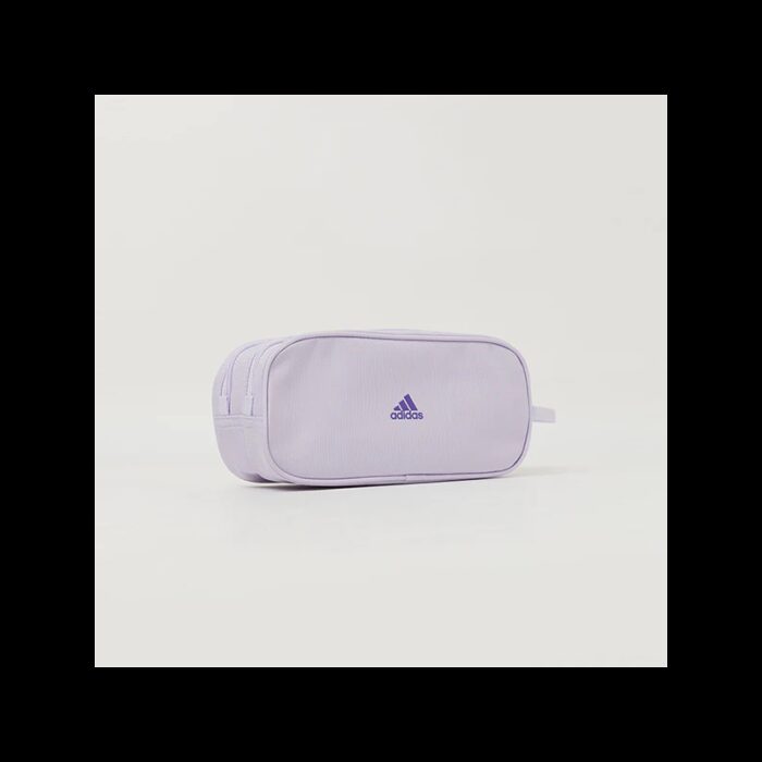 ⁦مقلمة اديداس لوجو برينتد بينسل لون ابيض وبنفسجي-adidas Logo Printed Pencil Case⁩ - الصورة ⁦3⁩