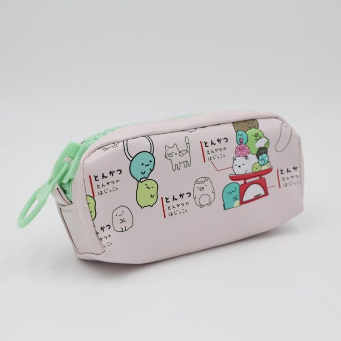 ⁦مقلمة لون زهري وأخضر⁩ - الصورة ⁦2⁩