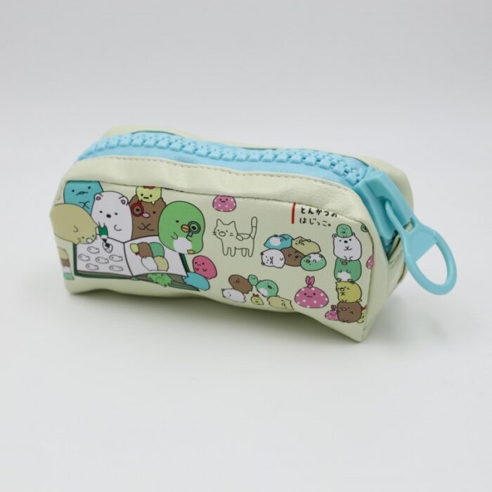 ⁦مقلمة لون أصفر وأزرق⁩ - الصورة ⁦2⁩