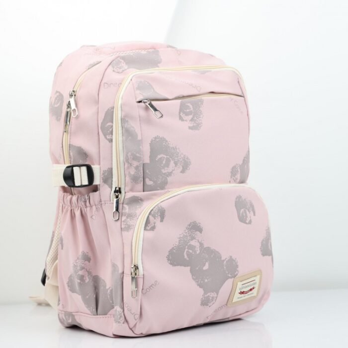 ⁦حقيبة مدرسية لون نهدي⁩ - الصورة ⁦9⁩