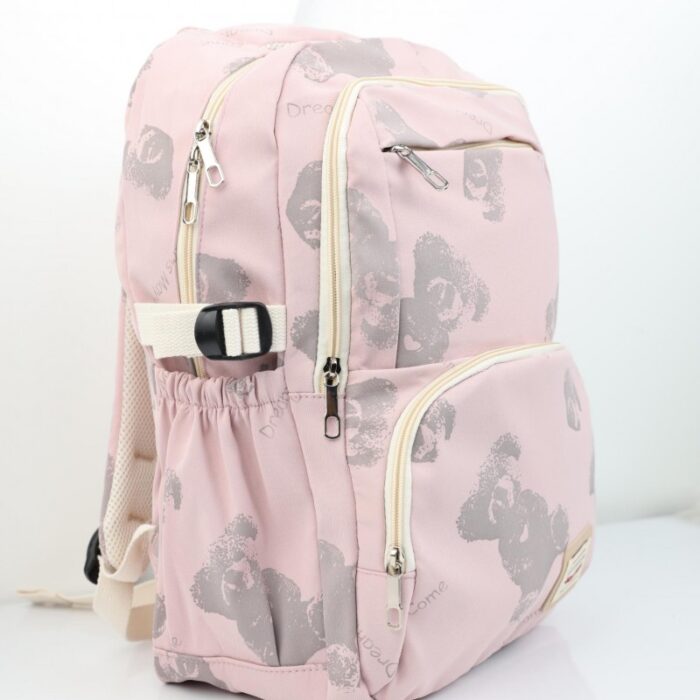 ⁦حقيبة مدرسية لون نهدي⁩ - الصورة ⁦10⁩