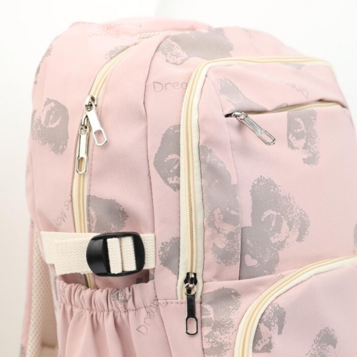 ⁦حقيبة مدرسية لون نهدي⁩ - الصورة ⁦11⁩