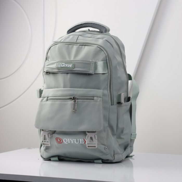 ⁦حقيبة مدرسية لون أخضر فاتح⁩ - الصورة ⁦2⁩