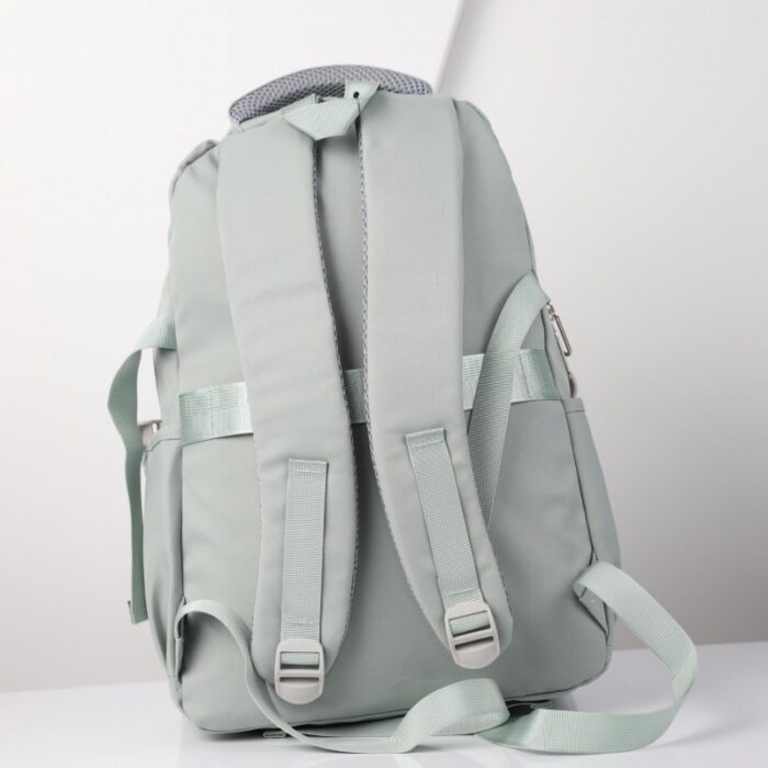 ⁦حقيبة مدرسية لون أخضر فاتح⁩ - الصورة ⁦10⁩