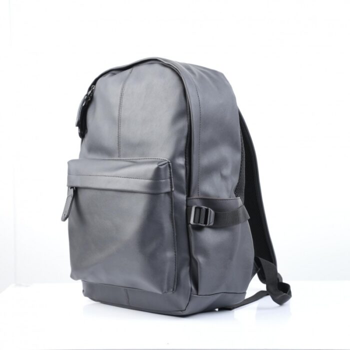 ⁦حقيبة مدرسية جلد لون أسود⁩ - الصورة ⁦9⁩