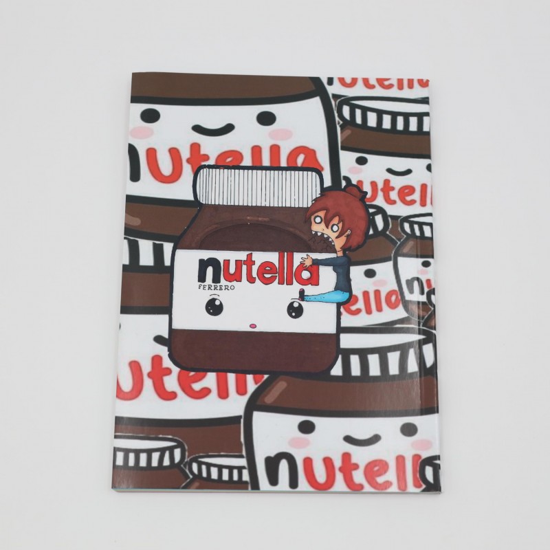 ⁦دفتر يوميات الطالب للمدرسة بتصميم نوتيلا⁩ - الصورة ⁦1⁩