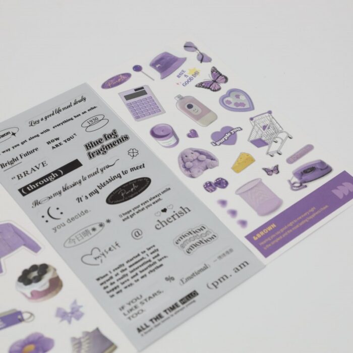 ⁦ستكرز 3 ورقات لون نهدي Stock Stickers⁩ - الصورة ⁦5⁩