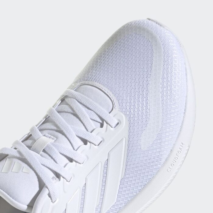 ⁦حذاء اديداس رن فالكون 5 للرجال لون ابيض-adidas Mens' Runfalcon 5 Running Shoes - White⁩ - الصورة ⁦9⁩
