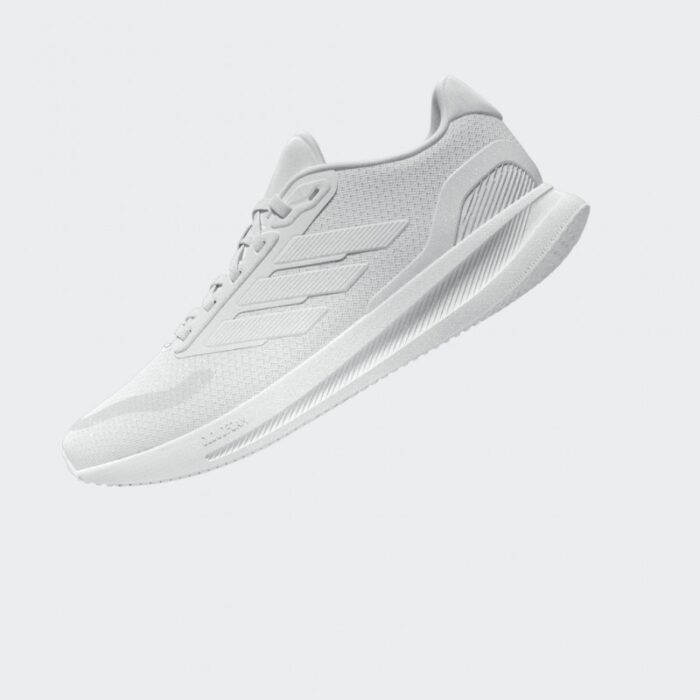 ⁦حذاء اديداس رن فالكون 5 للرجال لون ابيض-adidas Mens' Runfalcon 5 Running Shoes - White⁩ - الصورة ⁦13⁩