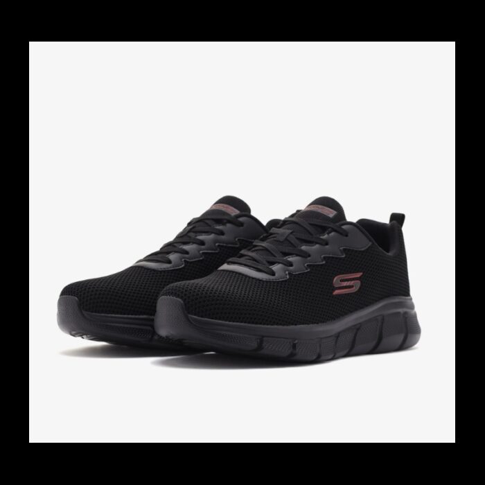 ⁦Skechers Men's BOBS Sport B Flex - Chill Edge Shoes - حذاء سكيتشرز بوبس سبورت بي فليكس للرجال لون أسود⁩ - الصورة ⁦6⁩