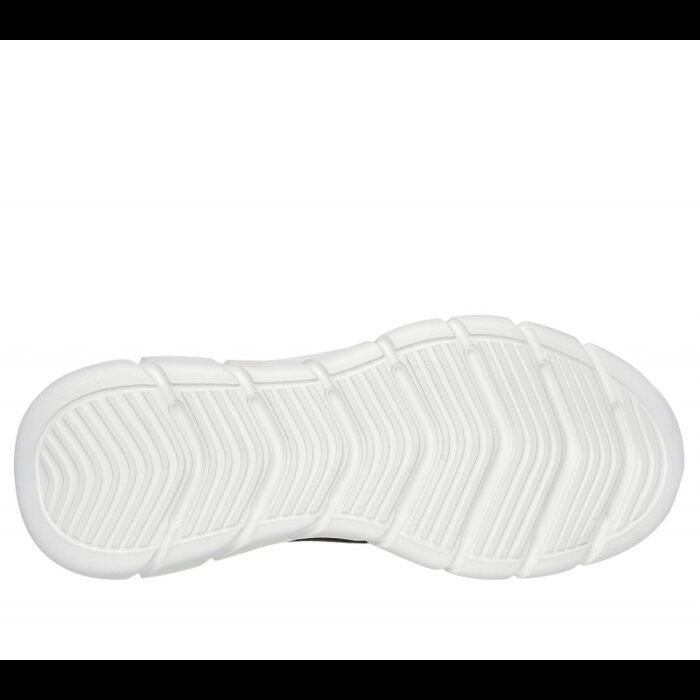 ⁦Skechers Men's BOBS Sport B Flex - Chill Edge Shoes - حذاء سكيتشرز بوبس سبورت بي فليكس للرجال لون أسود ونعل أبيض⁩ - الصورة ⁦4⁩