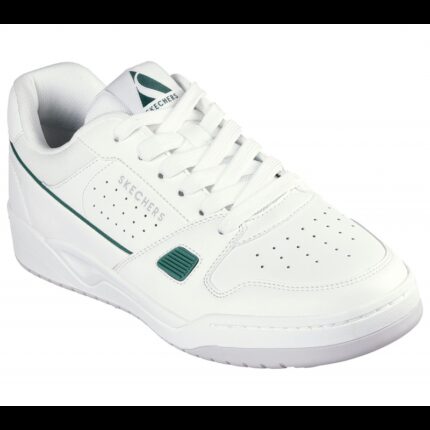 Skechers Men's Koopa - Tiebreak Low Shoes - حذاء سكيتشرز كوبا - تيبريك لو للرجال لون أبيض وأخضر