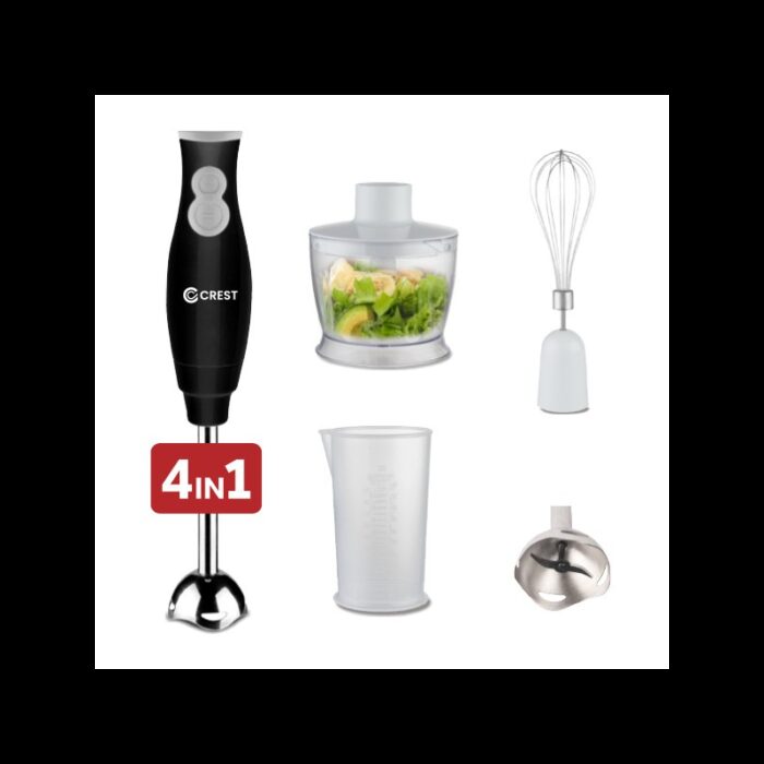 ⁦خلاط يدوي من كرست قوة 300 واط لون اسود⁩ - الصورة ⁦3⁩