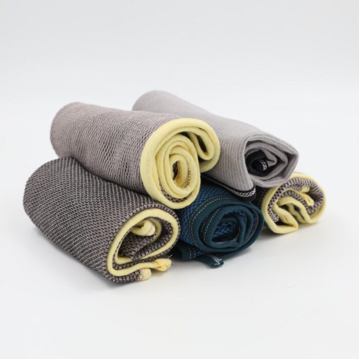 ⁦طقم 5 قطع فوط لتلميع الزجاج⁩ - الصورة ⁦1⁩