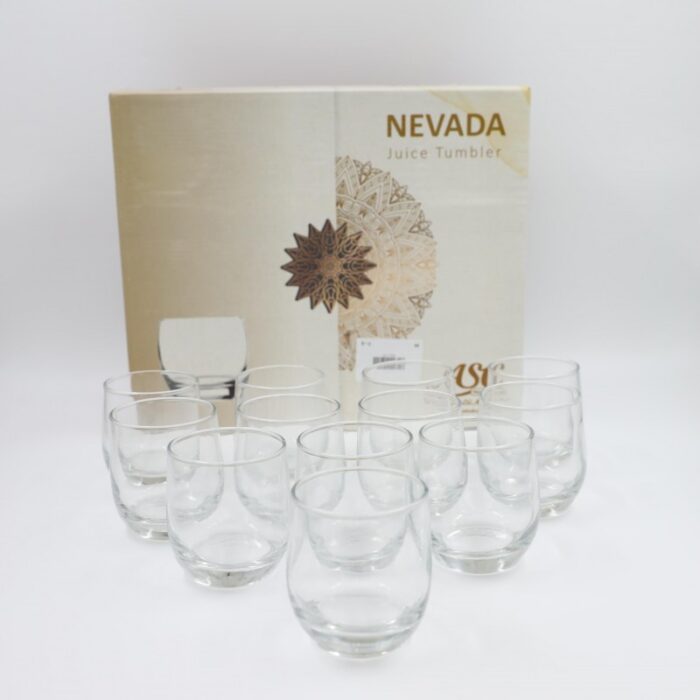 ⁦طقم كاسات عصير شفافة عدد 12⁩ - الصورة ⁦4⁩