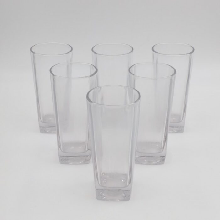⁦كاسات عصير زجاج شفافة عدد 6⁩ - الصورة ⁦3⁩