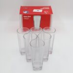 ⁦كاسات عصير زجاج شفافة عدد 6⁩ - الصورة ⁦7⁩