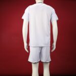 ⁦طقم رياضي (تيشيرت وشورت) للشباب لون أبيض وأسود⁩ - الصورة ⁦2⁩