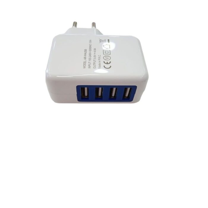 ⁦عظمة شاحن 4 مداخل USB ماركة ARTOS - بقوة 4.8 أمبير⁩ - الصورة ⁦2⁩