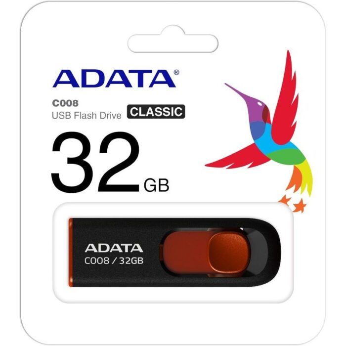 10337349_67dc5efc113bb فلاشة 32 جيجا ADATA 32GB C008 Compact USB Flash Drive - ماركة ADATA - الصورة 1
