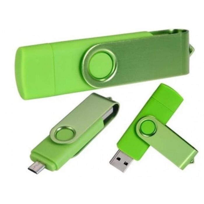 10337353_67dc5f04ae3c1 فلاشة Flash Memory OTG micro 8 GB - ماركة Miniseas - لون أخضر - الصورة 1