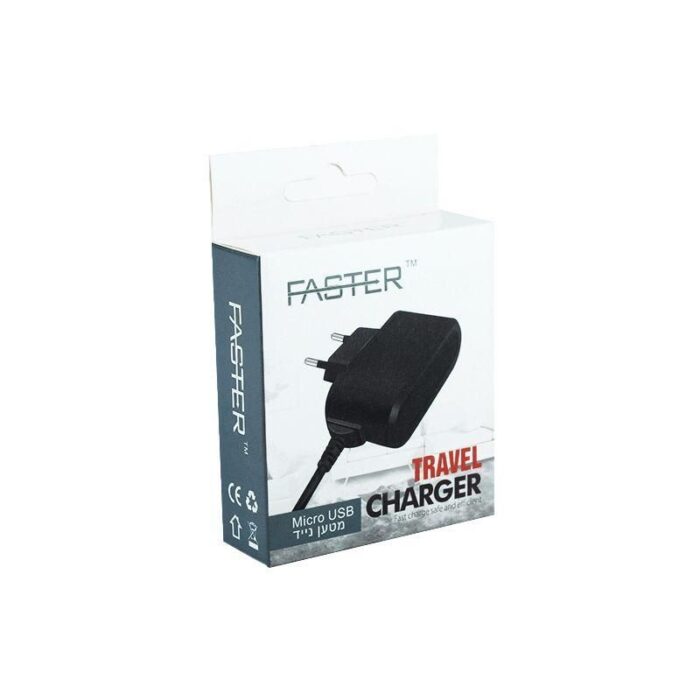 ⁦شاحن مايكرو - ماركة Faster - طول 1 متر⁩ - الصورة ⁦2⁩