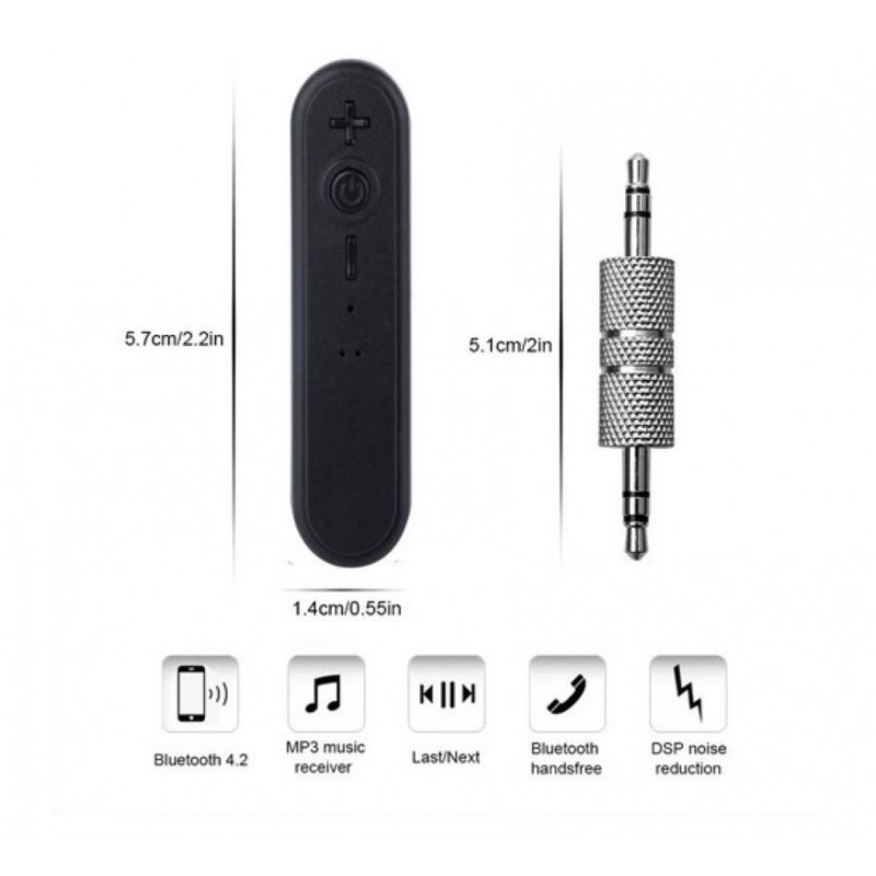 ⁦بلوتوث لاستقبال وإرسال الصوت 5.0 USB محول للتلفزيون والكمبيوتر والسيارة⁩ - الصورة ⁦1⁩