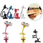 ⁦حمالة هاتف LAZY BRACKET حديد للمكتب - لون أسود⁩ - الصورة ⁦2⁩