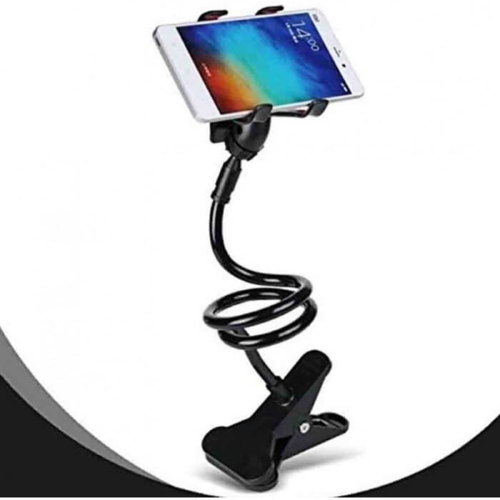 ⁦حمالة هاتف LAZY BRACKET حديد للمكتب - لون أسود⁩ - الصورة ⁦3⁩