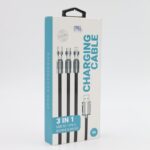 كابل شحن 3 مخارج ميكرو ايفون type c