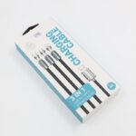 ⁦كابل شحن 3 مخارج ميكرو ايفون type c⁩ - الصورة ⁦2⁩